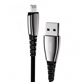 Кабель JOYROOM Lightning Nylon Waller Series Spring s-M391 1.2m, 2.4A Black (000003808)