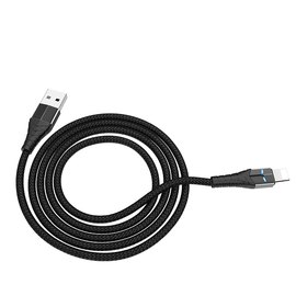 Кабель Koni Strong Lightning nobility flash charging KS11i 1.2m, 2.4A Black (000004086)