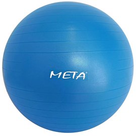 Мяч для фитнеса (фитбол) Meta Fitness ball синий size 65 см (1700000065), Диаметр мяча, мм : 650 мм