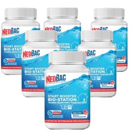 Набор Стартер для прочистки дренажа NeoBac Start Booster Starter 6 упаковок по 200г