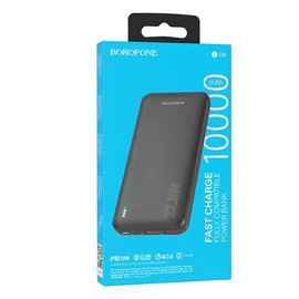 Повербанк Borofone BJ38 Power 22.5W+PD20W 10000 mAh Черный (6941991105562), Цвет : Чёрный, изображение 4