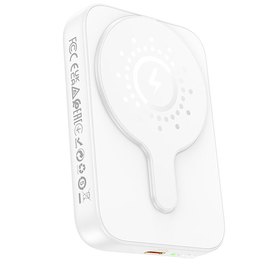 Повербанк HOCO J117A Esteem PD20W magnetic 10000mAh White (6942007605830), Цвет : Белый, изображение 3