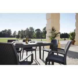 Стул садовый пластиковый Bica Verona armchair графит (8003723491935), Цвет: Графит, изображение 4