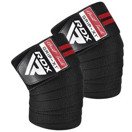 Бинты для колен RDX Gym Knee Wrap R11 Black/Red (WAH-KR11BR), Цвет: Black/Red