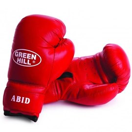Боксерські рукавички Green Hill Abid 12 унц червоні BGA-2024, Вага: 12 унцій, Колір: Червоний
