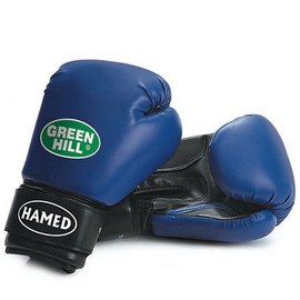 Боксерские перчатки Green Hill Hamed 6 унц синие BGHC-2022, Вес: 6 унций, Цвет: Синий