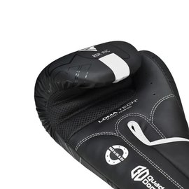Боксерские перчатки RDX F6 Kara Matte White 14 унц (BGR-F6MW-14OZ), Вес: 14 унций, Цвет: Черный/Белый, изображение 6