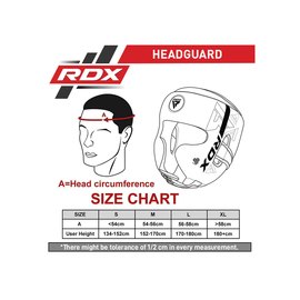 Боксерский шлем RDX F6 KARA Matte White M (HGR-F6MW-M), Размер: M, Цвет: Matte White, изображение 3