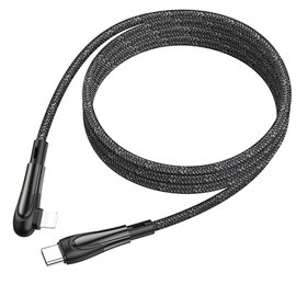 Кабель Hoco Type-C to Lightning Rally U84 1.2m, 3A, PD/18W Black (000005540), изображение 3