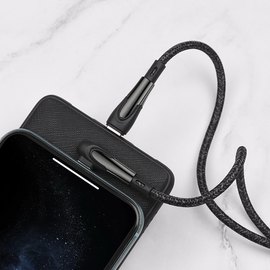 Кабель Hoco Type-C to Lightning Rally U84 1.2m, 3A, PD/18W Black (000005540), изображение 5
