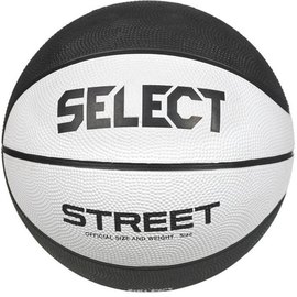 Мяч баскетбольный Select Basketball Street v25 белый/черный size 7 (205570-126), Размер: 7