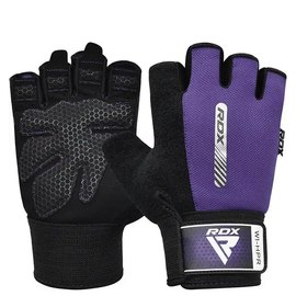 Перчатки для зала RDX W1 Half Purple M (WGA-W1HPR-M)
