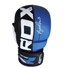 Перчатки для ММА RDX T6 Plus Rex Blue S (GGR-T6U-S+), Размер: S, Цвет: Чёрный/Синий, изображение 5