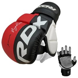 Перчатки для ММА RDX T6 Plus Rex Red M (GGR-T6R-M+), Размер: M, Цвет: Чёрный/Красный, изображение 2