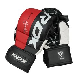 Перчатки для ММА RDX T6 Plus Rex Red M (GGR-T6R-M+), Размер: M, Цвет: Чёрный/Красный, изображение 5