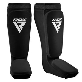 Защита голени и стопы RDX Shin Instep Foam Black/White S (HYP-SIBW-S), Размер: S