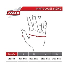 Перчатки для ММА RDX F12 Model GGRF Blue S (GGR-F12U-S), Размер: S, Цвет: Чёрный/Синий, изображение 4