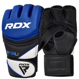 Перчатки для ММА RDX F12 Model GGRF Blue S (GGR-F12U-S), Размер: S, Цвет: Чёрный/Синий
