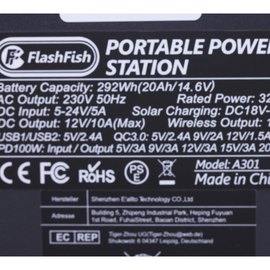 Портативная зарядная станция FlashFish A301 80000mAh 320W (PS-002), изображение 4