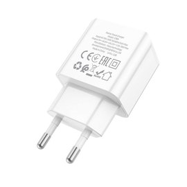 Зарядний пристрій Hoco Proton single Port charger C98A 1USB. 18W/3A, QC White (000009070), зображення 6