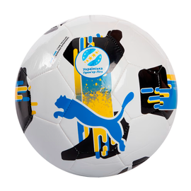 Мяч футбольный Puma Orbita UPL MS белый/черный/желтый/голубой size 4 (084593-01), Размер: 4