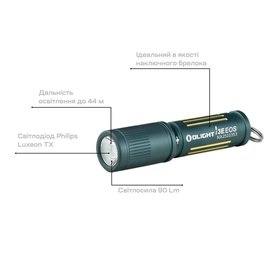 Фонарь-брелок Olight I3E EOS Dream Blue (0.0000.0878), изображение 6