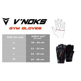 Рукавички для залу VNK PRO XL (2198_60068), Розмір: XL, Колір: Чорний, зображення 5