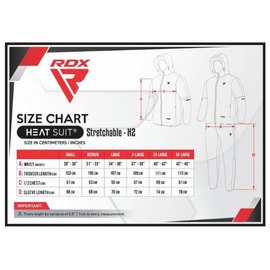 Костюм для похудения с капюшоном RDX H2 Black 3XL (3507_403013), Цвет: Чёрный, Размер: 3XL, изображение 5