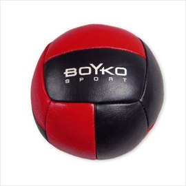 Медицинбол Boyko кожа, красно/черный, 1 кг (bs3040004005), изображение 2