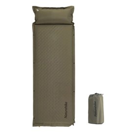 Самонадувающийся коврик Naturehike CNK2300DZ014, 30 мм, темно-зеленый (6976023923364)