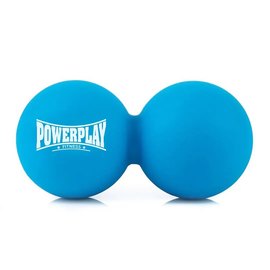 Массажный мяч двойной PowerPlay PP-4355 Silicone Lacrosse Peanut Ball 6.3х12.6 см синий (PP-4355_Blue), Цвет массажёра : Синий