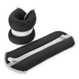 Утяжелители-манжеты для ног и рук PowerPlay PP-4349 Ankle/Wrist Weights 2 шт 0.5 кг Черные (PP_4349_Black_0.5)