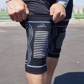 Наколенники спортивные PowerPlay PP-4099 Knee Support Черно/Синие L/XL (пара) (PP_4099_L/XL_Bl/Blue)