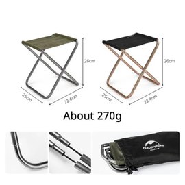 Стул складной Naturehike Easy Wild NH17Z012-L зеленый (6927595721384), изображение 2