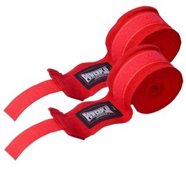 Бинты для бокса PowerPlay 3047 красные 4.5м (PP_3047_4,5m_Red)
