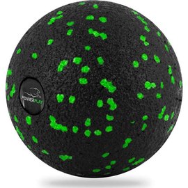 Массажный мяч PowerPlay PP-4350 Epp Massage Ball 8 см черно-зеленый (PP-4350_Green_d8), Цвет массажёра : Чёрно-зелёный, Диаметр, мм : 80 мм
