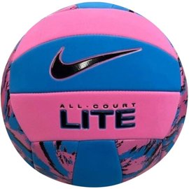 Мяч волейбольный Nike All Court Lite Volleyboll Deflated Playful Pink/LT Photo Blue/Black size 5 (N.100.9071.659.05)