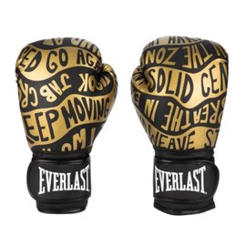 Боксерские перчатки Everlast Spark Boxing Gloves черный/золотой 12 унц (919580-70-8112)