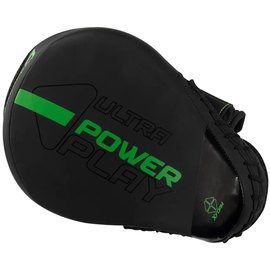 Лапы боксерские PowerPlay 3044 Pro Carbon Ultra Series черно-зеленые PU [пара] (PP_3044_Bl/Green), Цвет: Black/Green, изображение 2