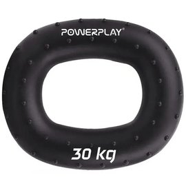 Еспандер кистьовий силіконовий PowerPlay PP-4337 Hand Grip Hard 30 кг Чорний (PP_4337_Black_30kg), Навантаження: 30 кг