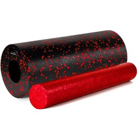 Массажный набор PowerPlay PP_4015 EPP Foam Roller Set 4 in 1 Черно-красный (PP_4015_Red), Цвет массажёра : Чёрно-красный, изображение 2