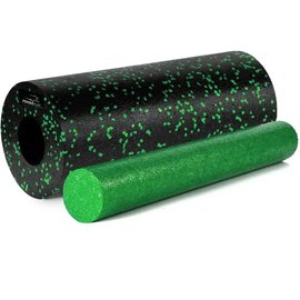 Массажный набор PowerPlay PP_4015 EPP Foam Roller Set 4 in 1 Черно-зеленый (PP_4015_Green), Цвет массажёра : Чёрно-зелёный, изображение 6