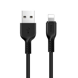 Кабель Hoco Lightning X13 1m, 2.4A Black (000000236), Цвет: Black