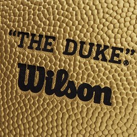 Мяч для американского футбола Wilson Duke metallic edition OS FB gold (WTF1826XB), изображение 3