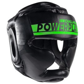 Боксерський шлем PowerPlay 3048 Черно-зеленый S (PP_3048_S_Bl/Green), Размер: S, изображение 2