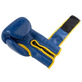 Боксерські рукавички PowerPlay 3021 Ukraine Синьо-жовті 8 ун (PP_3021_8oz_Blue-Yellow), Вага: 8 унцій, Колір: Синій/Жовтий, зображення 6