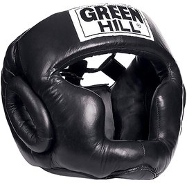 Боксерский шлем Green Hill Super M черный HGS-4019, Размер: M
