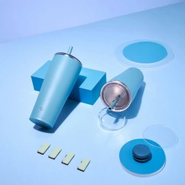 Термостакан Zojirushi 0.89 л голубой SX-HA89HGM, Цвет: Голубой, Объём: 0.89 л, изображение 2