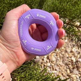 Еспандер кистьовий PowerPlay PP-4331 Hand Grip Medium 20-25-30 кг фіолетовий (PP_4331_Purple_(20-25-30)), Навантаження: 20-25-30 кг, зображення 3