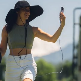 Солнечная шляпа EcoFlow Solar Hat 12W - Черная (EFPowerHat-L-XL), изображение 6